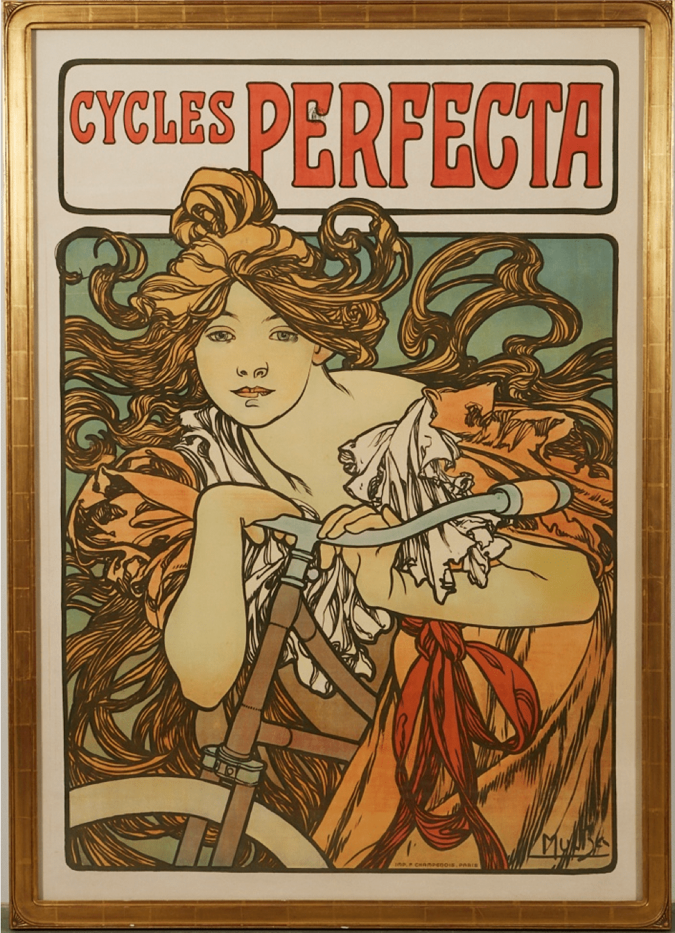 Alphonse Mucha, Cycles Perfecta Poster