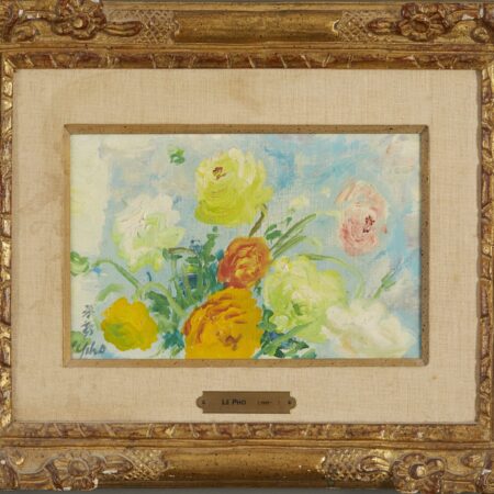 Le Pho Flowers Oil on Canvas Le Pho Le Pho Flowers Oil on Canvas