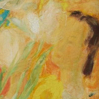 le_pho_woman_with_flowers_detail