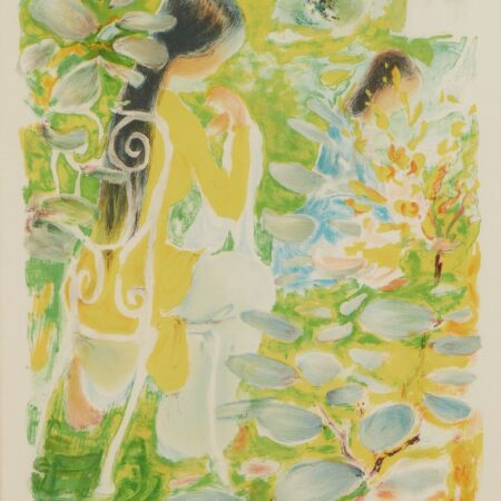 Le Pho “Sisters” Lithograph Le Pho Le Pho “Sisters” Lithograph