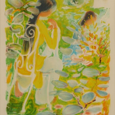 Le Pho “Sisters” Lithograph Le Pho Le Pho “Sisters” Lithograph