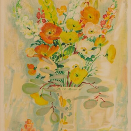 Le Pho “The Bouquet” Lithograph Le Pho Le Pho “The Bouquet” Lithograph