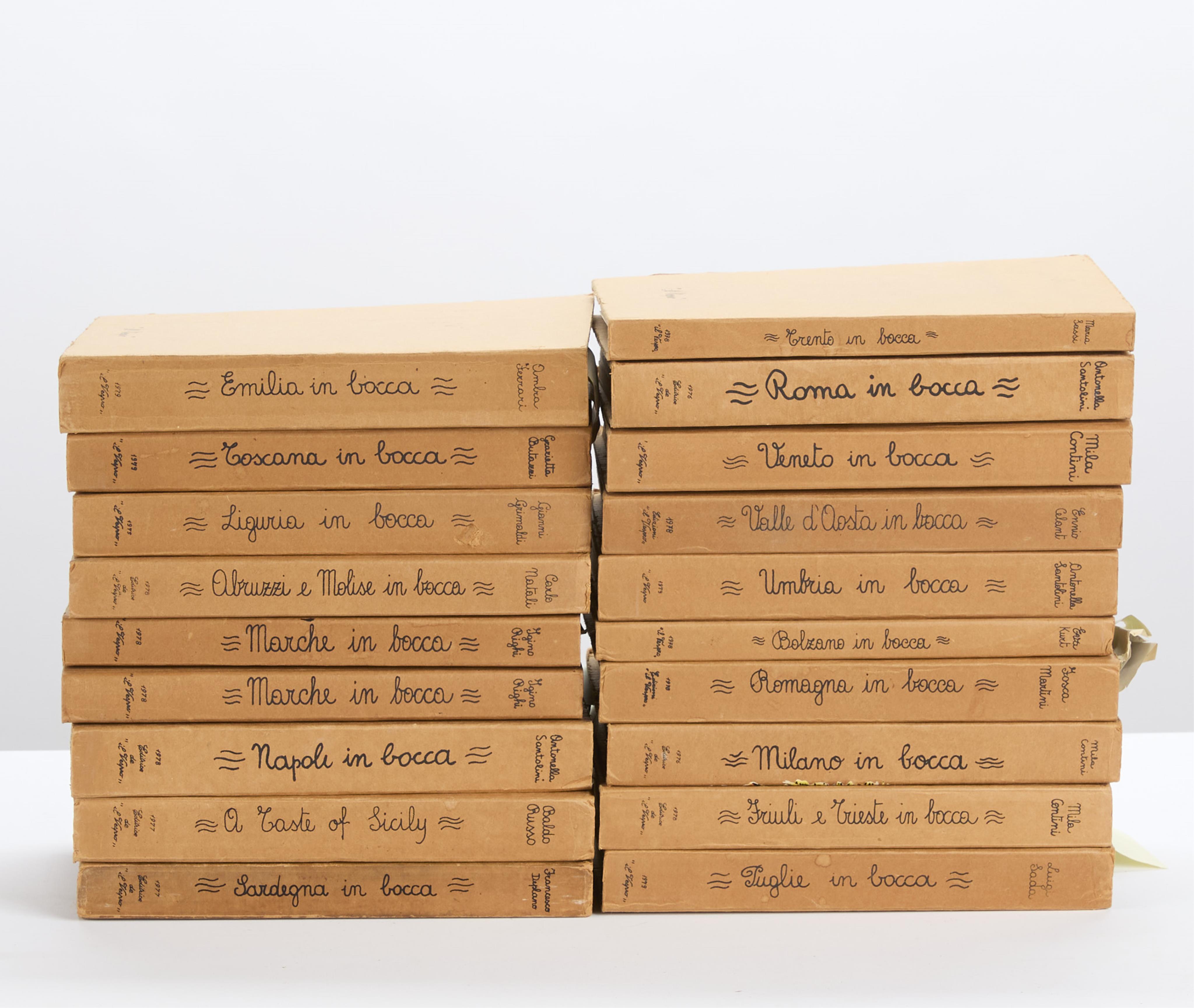 19 Vintage “In Bocca” Italian Cookbooks