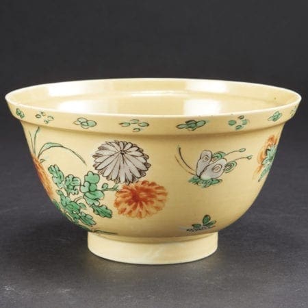 Lot 052: Mocha Famille Verte Chinese Kangxi Porcelain Bowl Asian Art and Decorative Art (Day Two) - Sep 29 2018 Asian Art