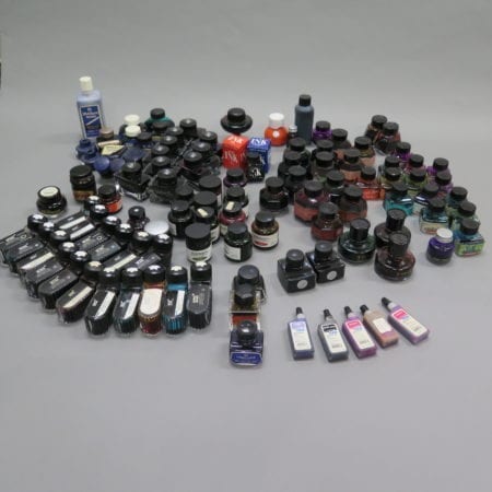 Lot 096: Large Group of 121 Inks Fine Pens & Writing Instruments - Nov 9 2018 Fine Pens