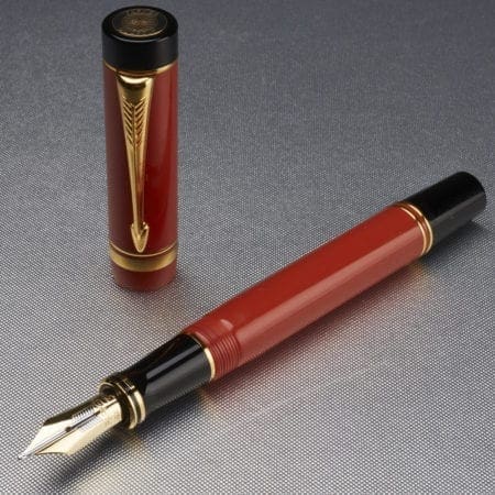 Lot 072: Parker Duofold Fountain Pen Orange Fine Pens & Writing Instruments - Nov 9 2018 Fine Pens
