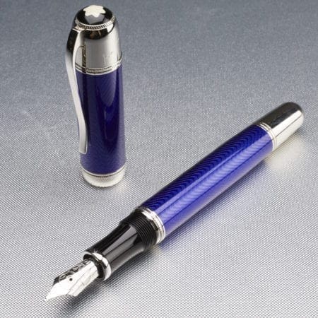 Lot 050: Montblanc Jules Verne Limited Edition Fountain Pen Fine Pens & Writing Instruments - Nov 9 2018 Fine Pens