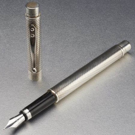 Lot 082: Torsten Thourp Design for Georg Jensen Sterling Silver Fountain Pen Fine Pens & Writing Instruments - Nov 9 2018 Fine Pens