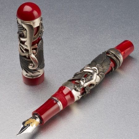 Lot 062: Montegrappa Eternal Bird Fountain Pen Fine Pens & Writing Instruments - Nov 9 2018 Fine Pens