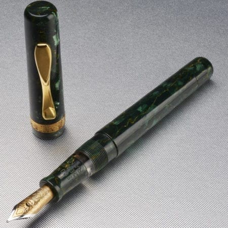 Lot 019: Visconti Michelangelo Grande Fountain Pen and Inkwell Fine Pens & Writing Instruments - Nov 9 2018 Fine Pens