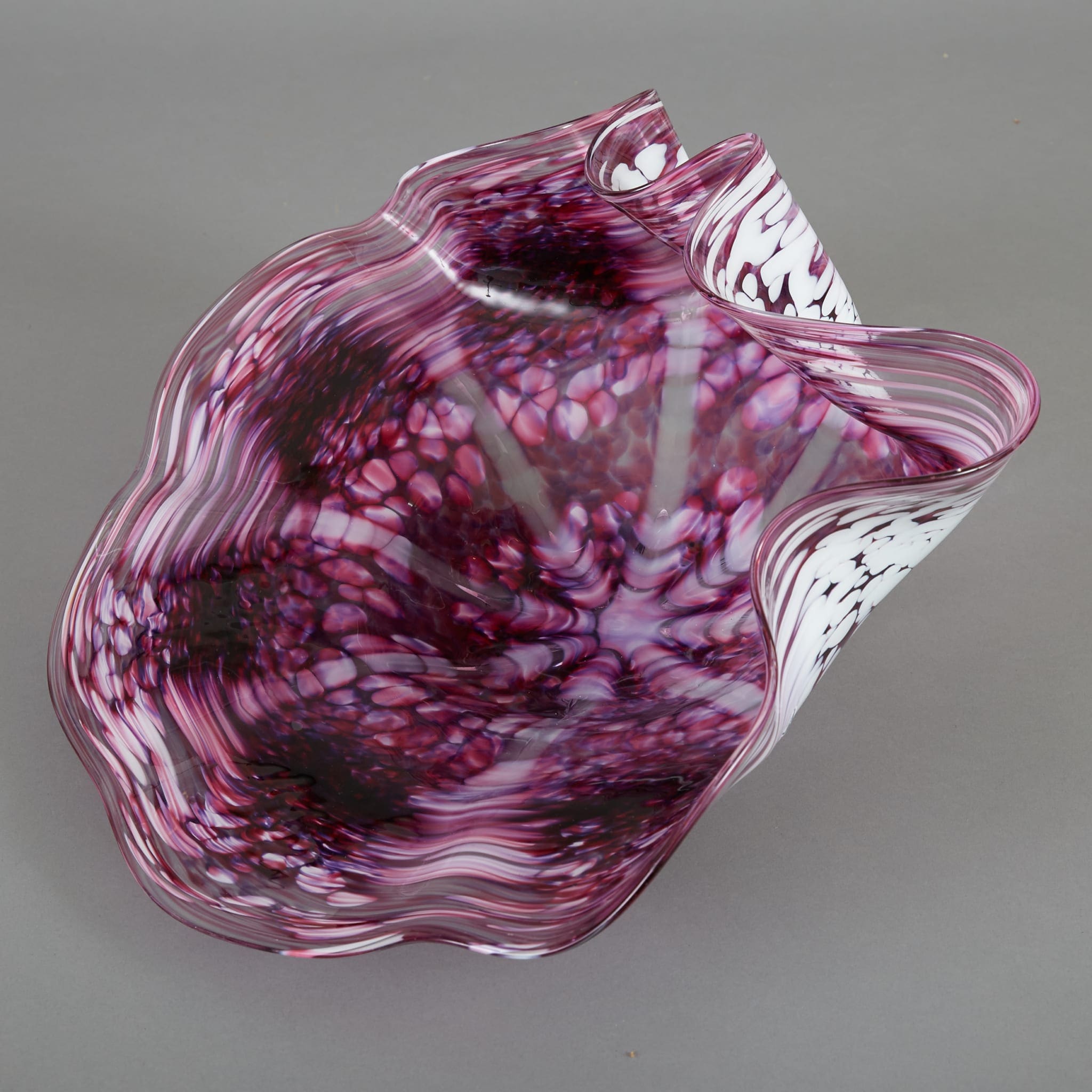 le_pho_banner 2 Dale Chihuly Signed Seaform Bowl 1991