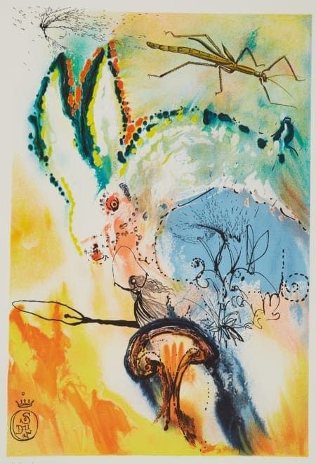 Lot 049: 4 Salvador Dali Alice in Wonderland Color Lithographs Fine and Decorative Arts of the Globe - Jan 19 2019 Asian Art