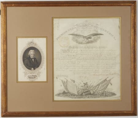 Lot 073: One Andrew Jackson Signed Historical Document Fine and Decorative Arts of the Globe - Jan 19 2019 Art of World