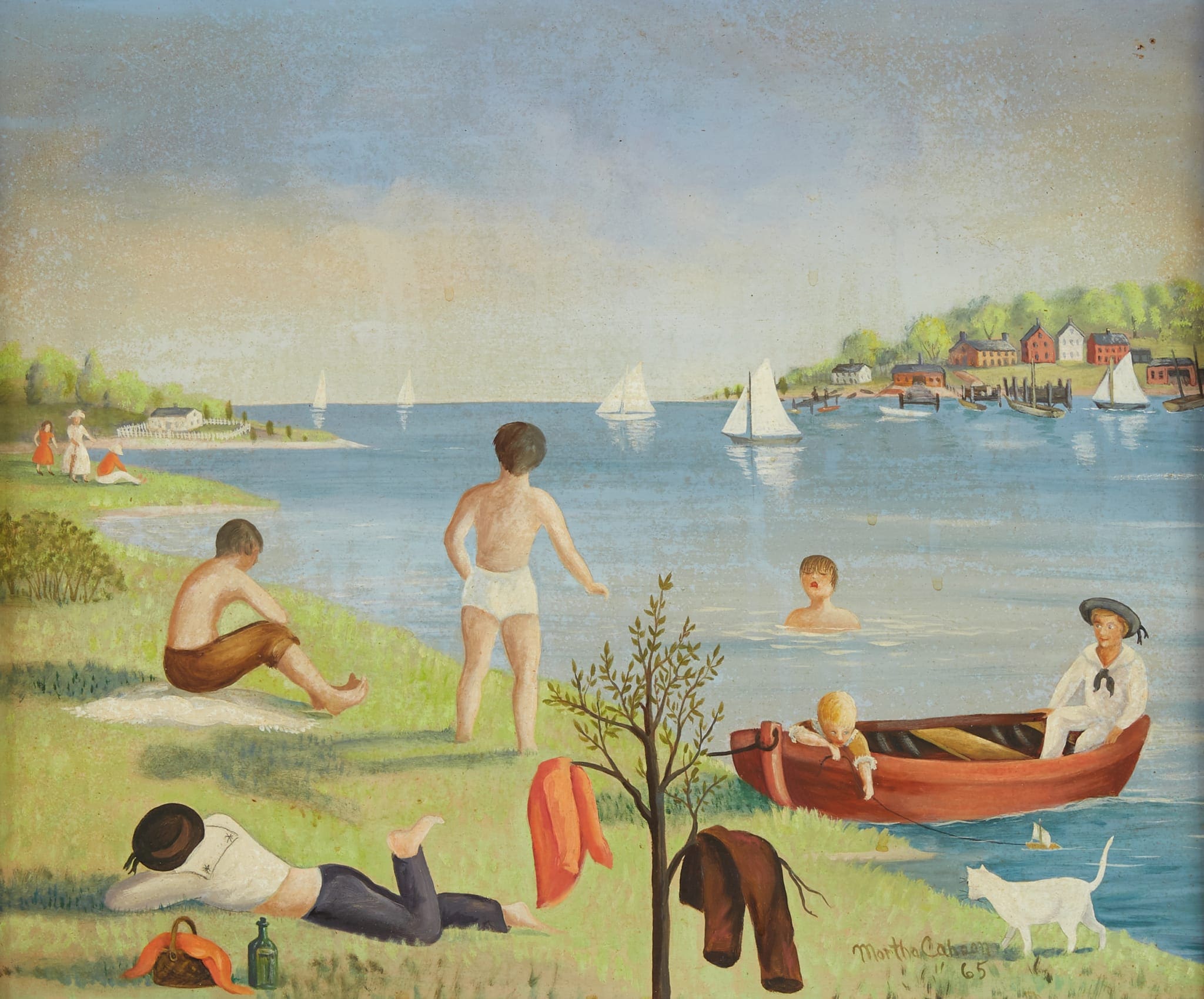 le_pho_banner 2 Martha Cahoon Summertime Oil on Masonite