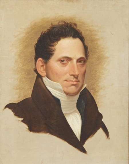 Lot 005: 19th Century American School Portrait of a Man Fine and Decorative Arts of the Globe - Jan 19 2019 Fine Art