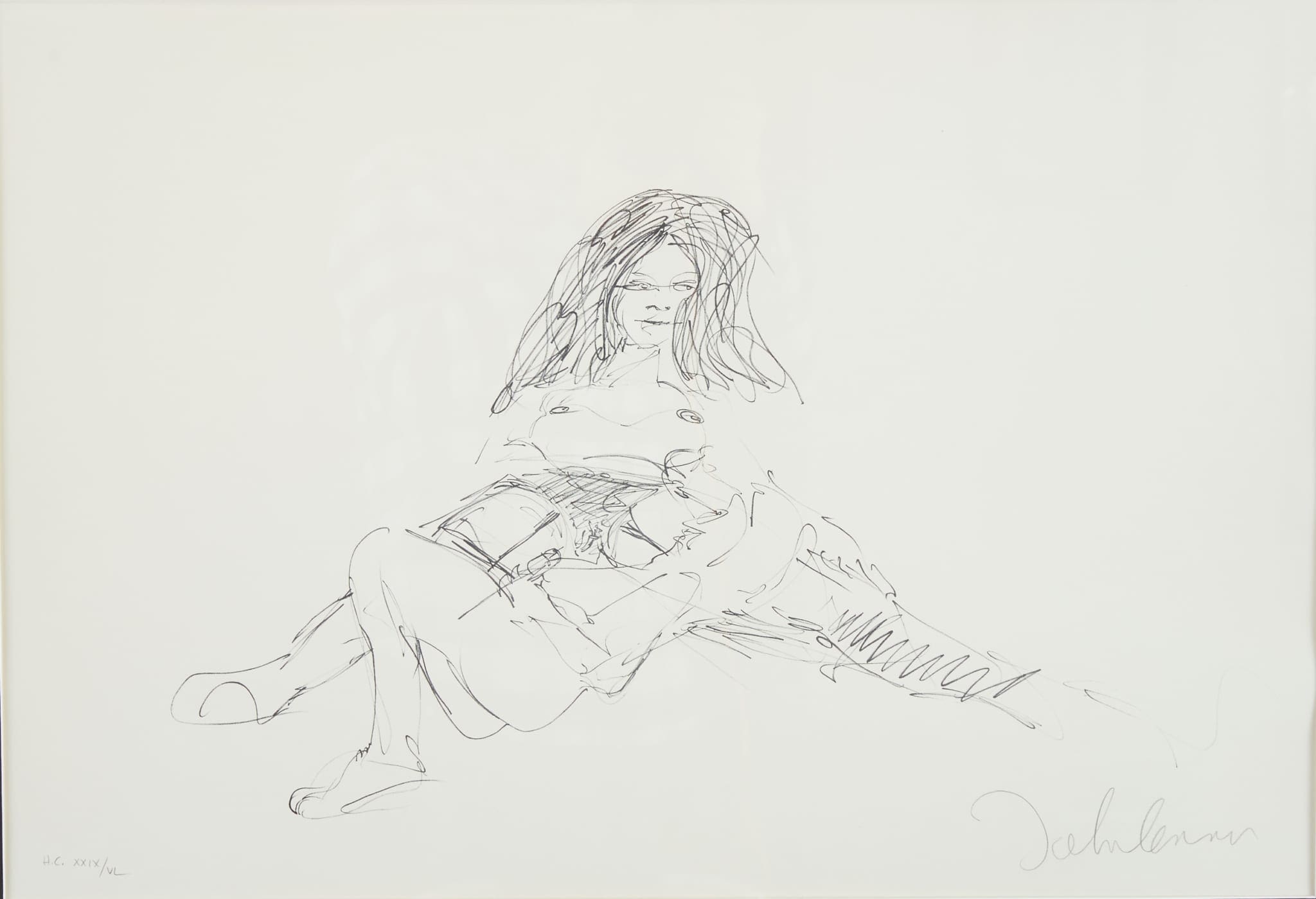 le_pho_banner 2 John Lennon Erotic #1 Pencil Signed Lithograph Beatles
