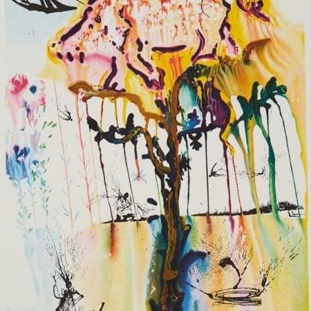 Lot 048: 4 Salvador Dali Alice in Wonderland Color Lithographs Fine and Decorative Arts of the Globe - Jan 19 2019 Art of World