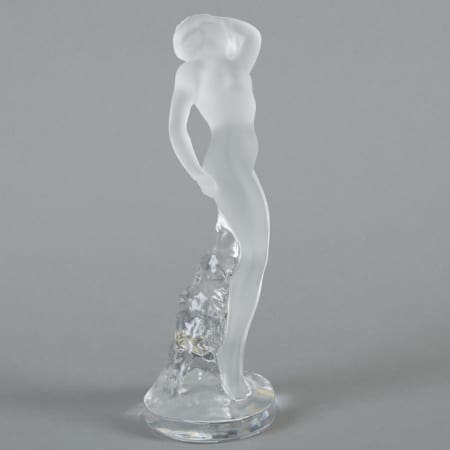 Lalique French Frosted Glass Nude