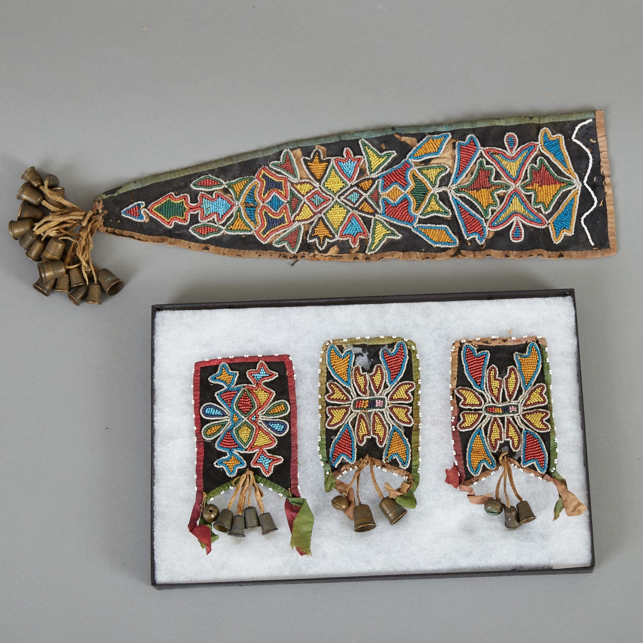 le_pho_banner 2 Ojibwe Otter Pelt Medicine Bag Remnants