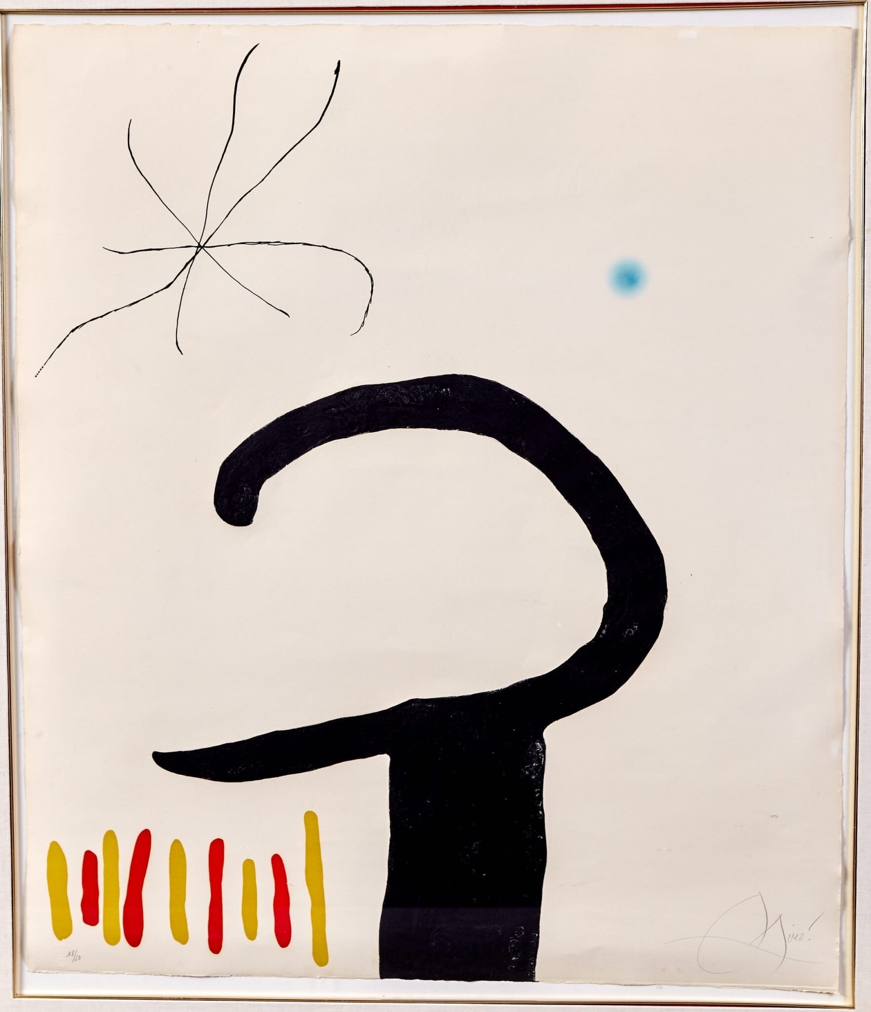 le_pho_banner 2 Joan Miro Espriu Aquatint Etching on Paper D.875