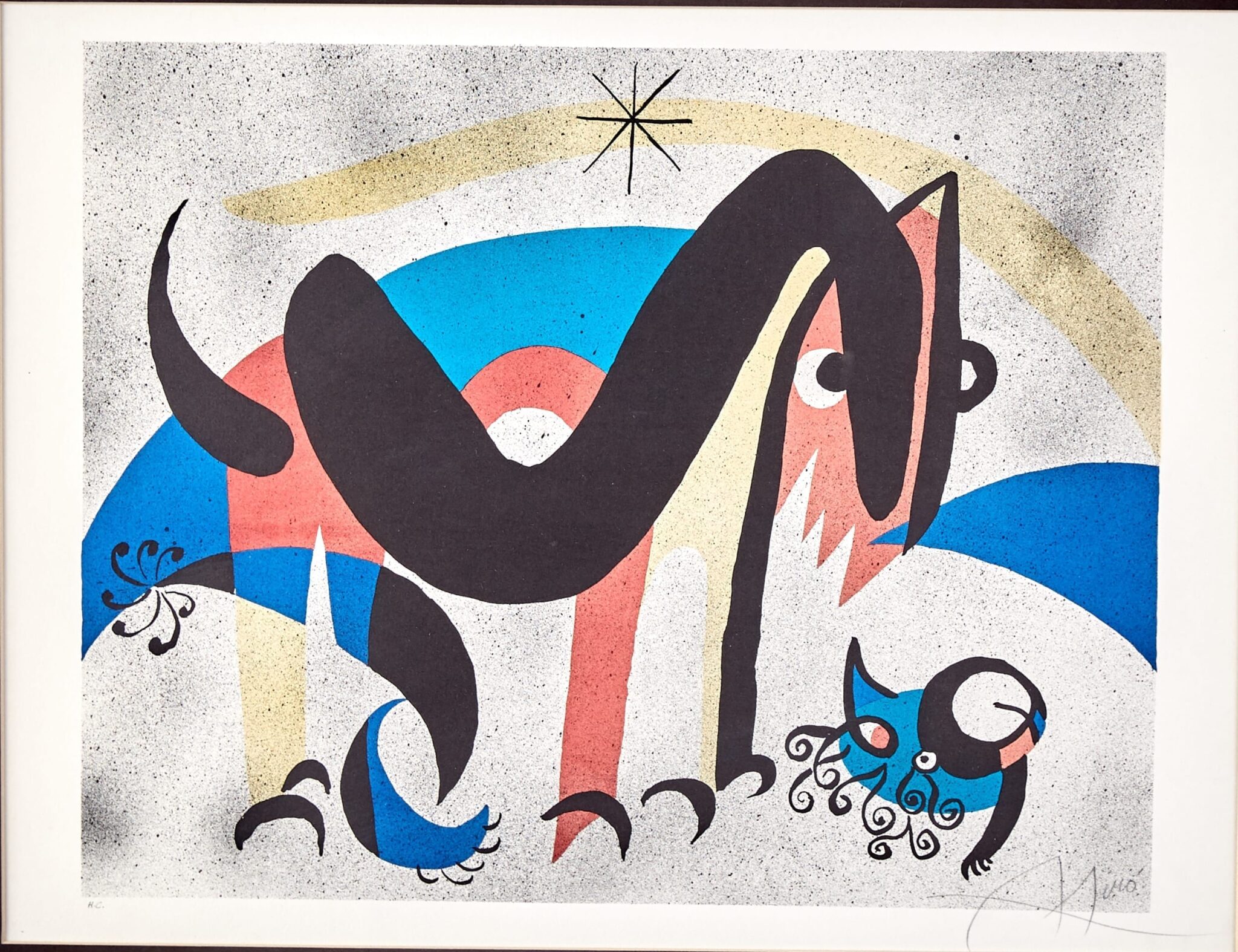 le_pho_banner 2 Joan Miro Animaux Lithograph
