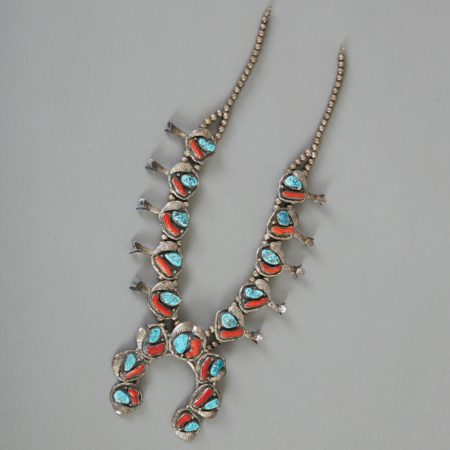 Lot 318: Squash Blossom Necklace Attributed to Dan Simplicio Fine and Decorative Arts of the Globe - Jan 19 2019 Art of World