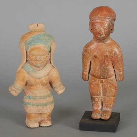 Lot 174: 2 Pre-Columbian Ceramic Human Figures Fine and Decorative Arts of the Globe - Jan 19 2019 Decorative Arts