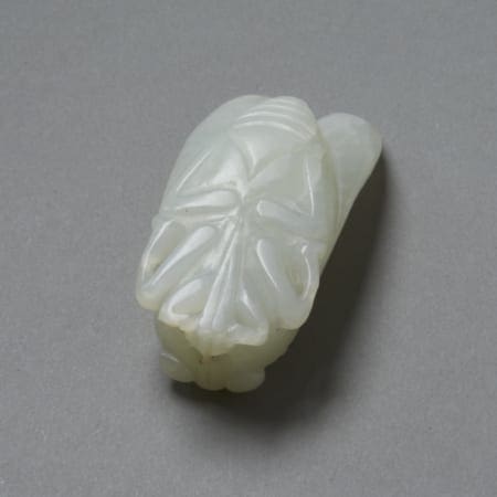 Lot 021: Mid-Qing Dynasty Chinese pale green-white Jade Cicada Pendant Asian Art and Decorative Art (Day Two) - Sep 29 2018 Asian Art