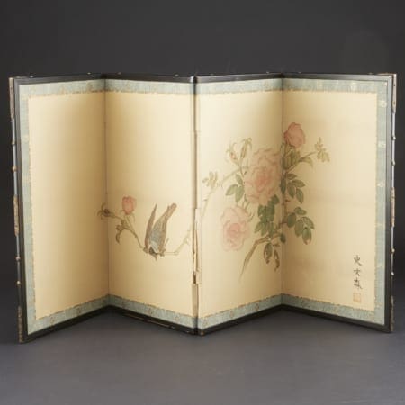 Lot 014: Alison Cameron Miniature Screen Painting Asian Art and Decorative Art (Day Two) - Sep 29 2018 Asian Art