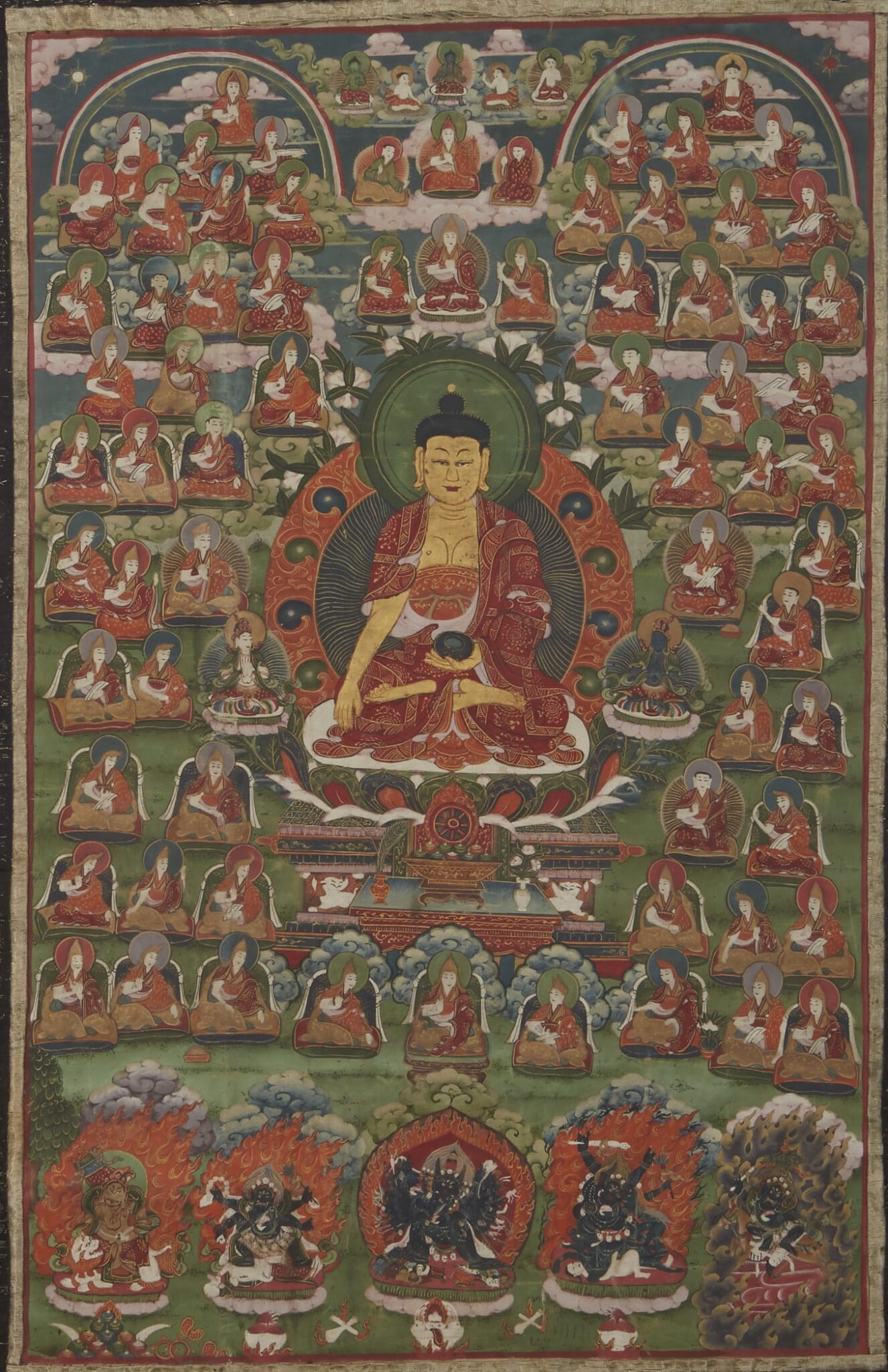 le_pho_banner 2 Tibetan Thangka Shakyamuni