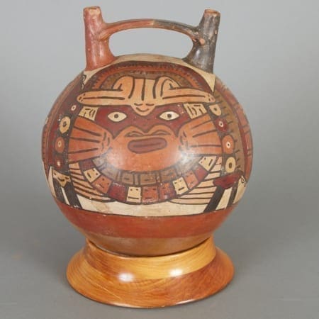 Lot 183: Pre-Columbian Nazca 2 Spout Vessel Fine and Decorative Arts of the Globe - Jan 19 2019 Asian Art