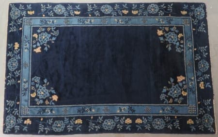 Lot 102: 3 Antique Chinese Wool Hand Knotted Rugs – 19th/20th century Fine and Decorative Arts of the Globe - Jan 19 2019 Art of World