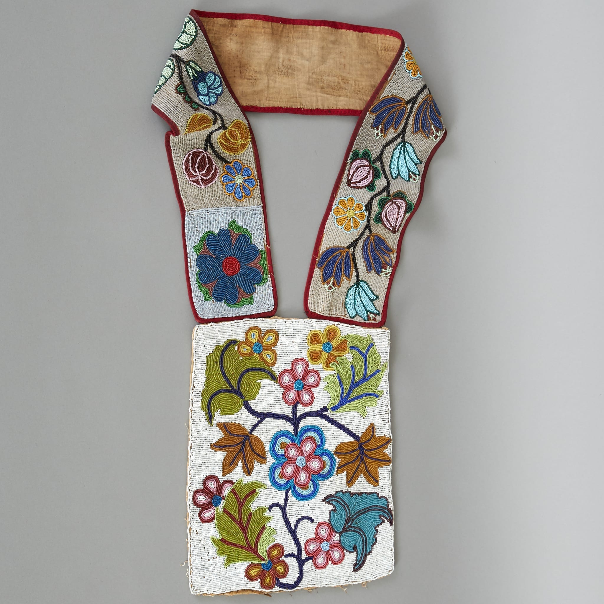 le_pho_banner 2 Ojibwe Bandolier Bag Late 19th c.