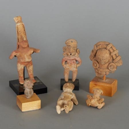 Lot 173: 6 Pre-Columbian Ceramic Figurines Fine and Decorative Arts of the Globe - Jan 19 2019 Decorative Arts