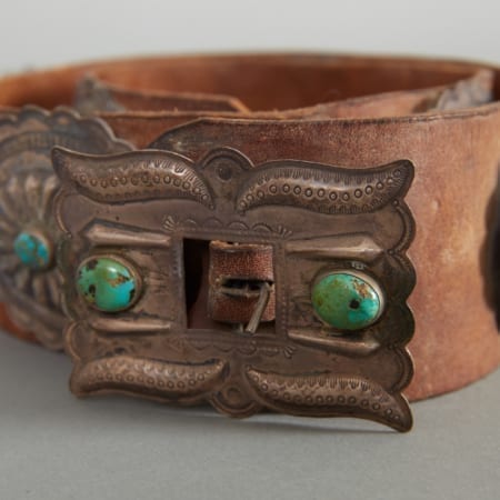 Lot 292: Old Pawn Concho Belt c. 1915-1920 Fine and Decorative Arts of the Globe - Jan 19 2019 Art of World