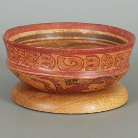 Lot 185: Pre-Columbian Ceramic Maya Bowl Fine and Decorative Arts of the Globe - Jan 19 2019 Asian Art