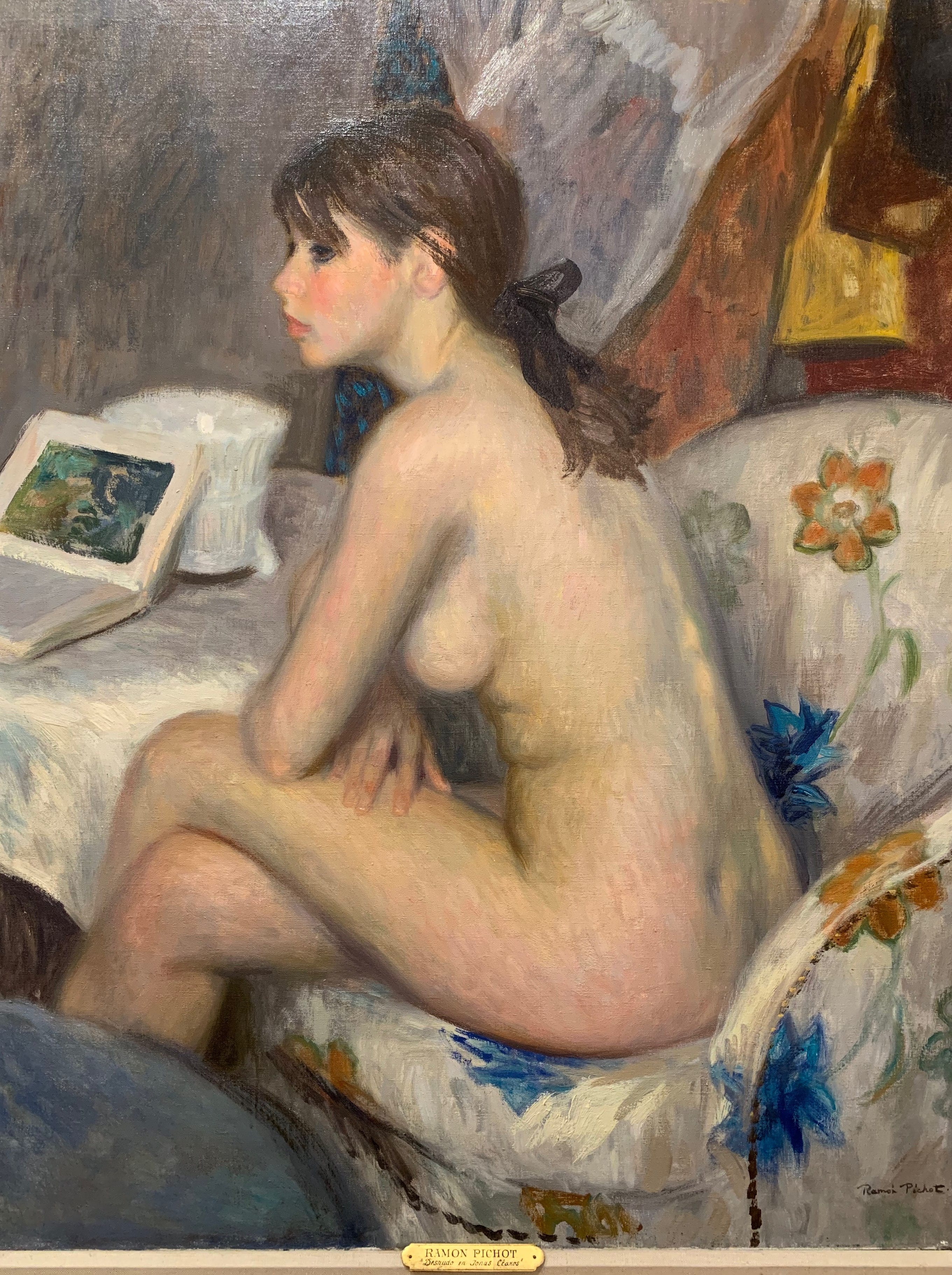 Lot 008: Ramon Pichot "Desnudo en Tonas Claros" Oil on Canvas