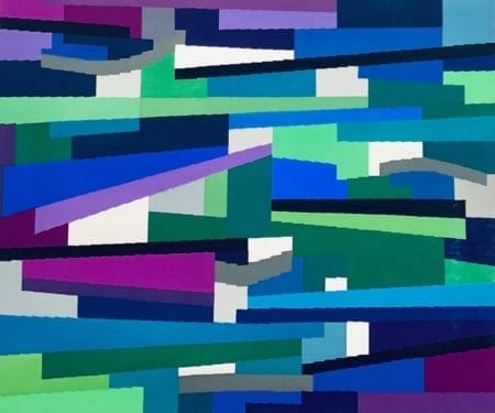 Lot 105: Yaacov Agam "Winter" Silkscreen