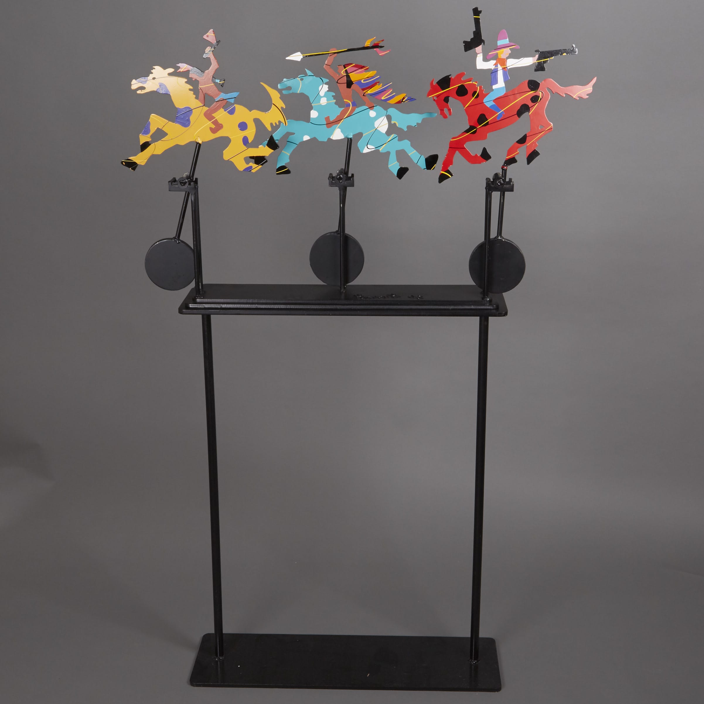 Lot 159: Frederick Prescott Kinetic Metal Sculpture