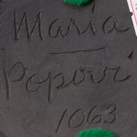 Lot 042: Maria Martinez San Ildefonso Blackware Pot