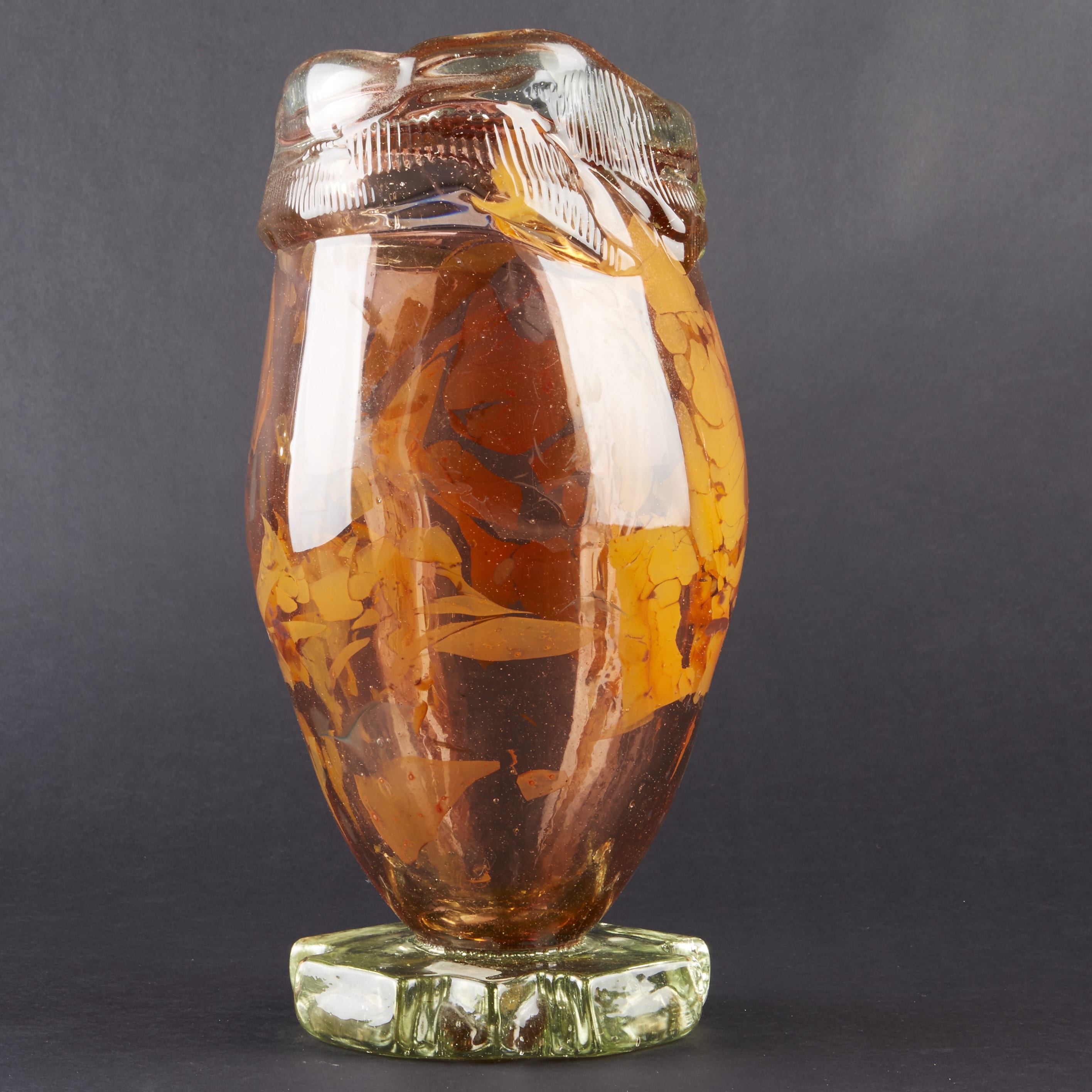 Lot 054: Fritz Dreisbach Glass Vase