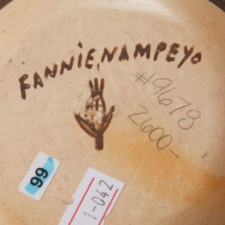 Lot 057: Fannie Nampeyo Hopi Migration Pattern Jar