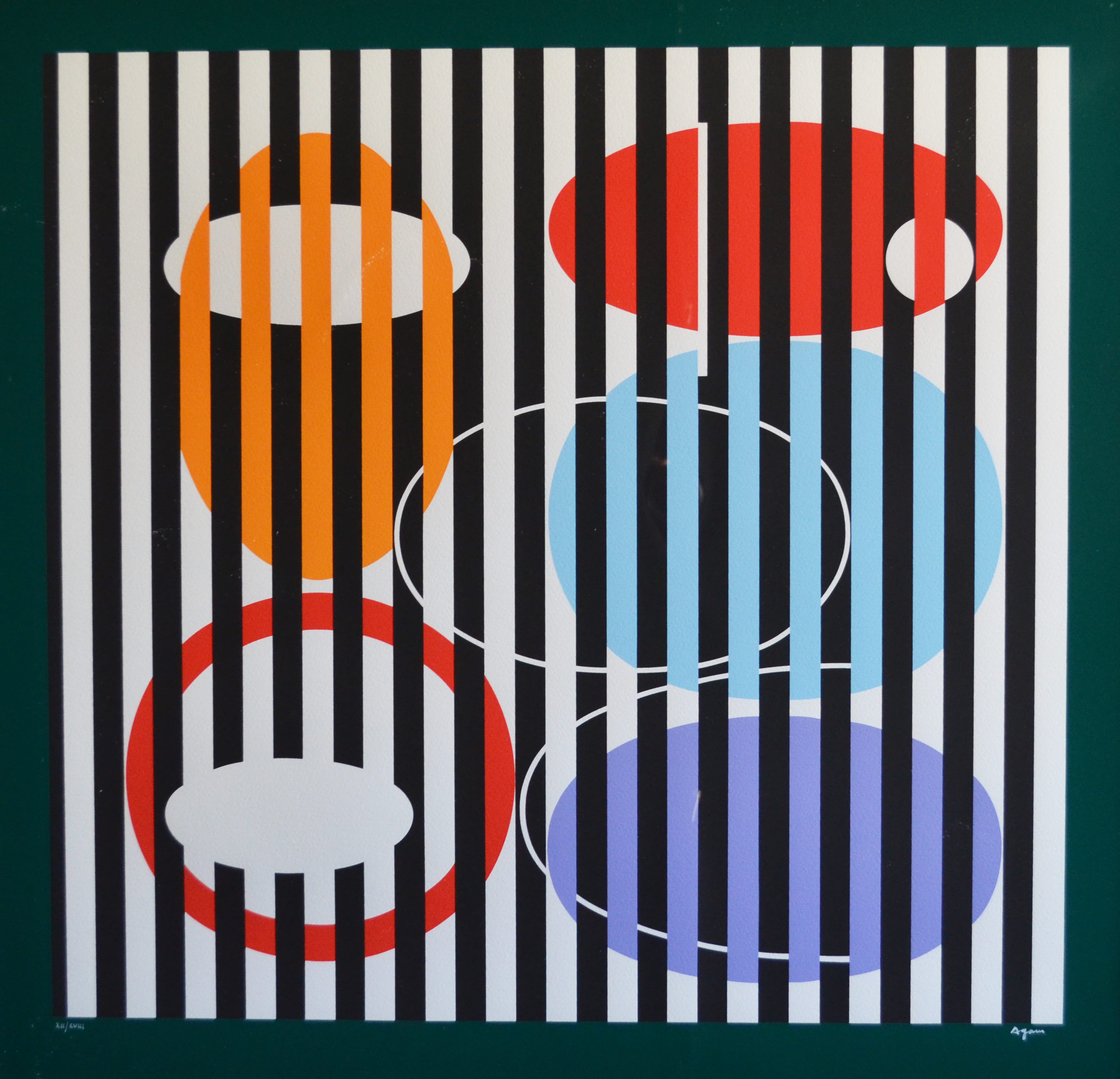 Lot 104: Yaacov Agam "Bout a Bout" Silkscreen