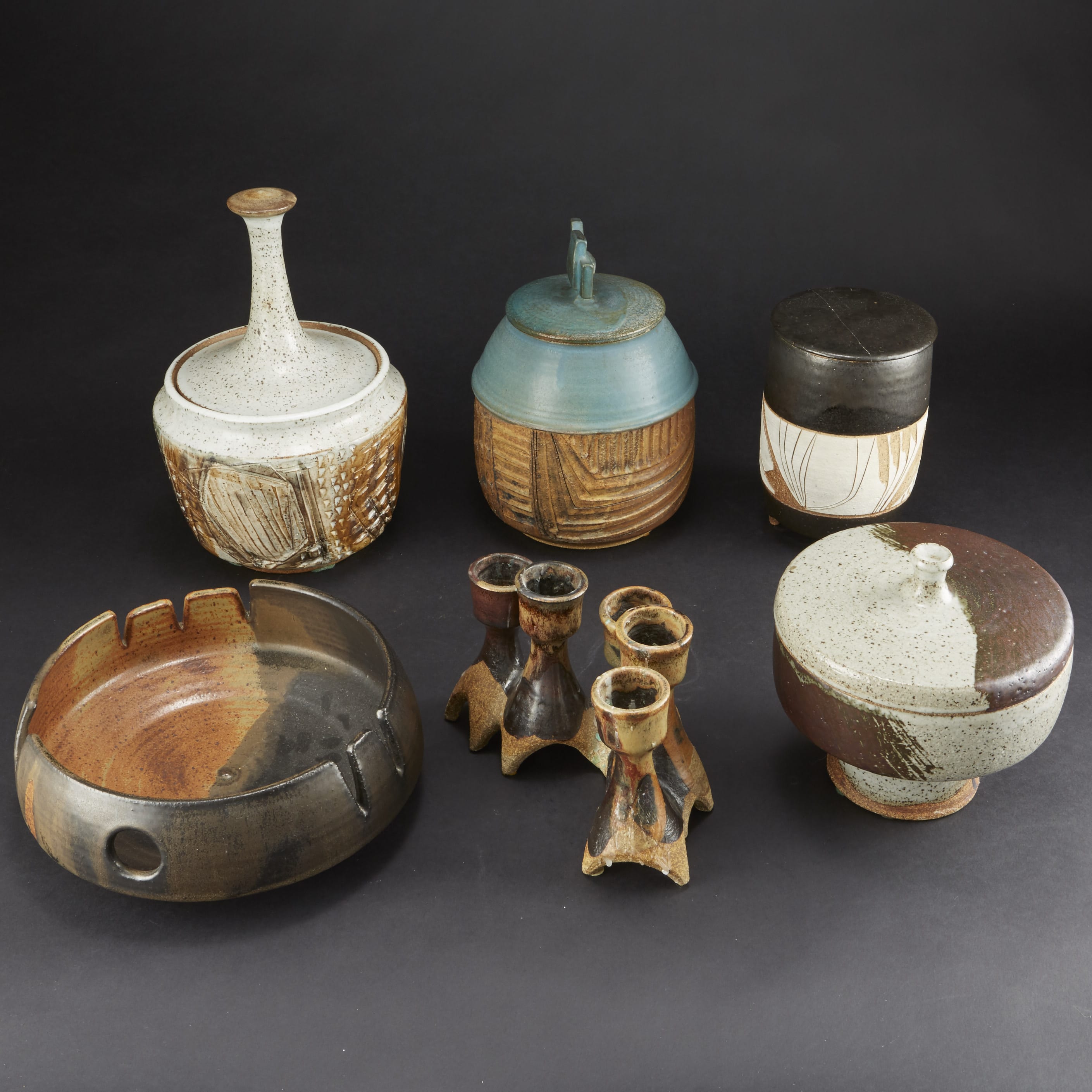 Lot 145: 6 Pieces Joel Edwards Pottery