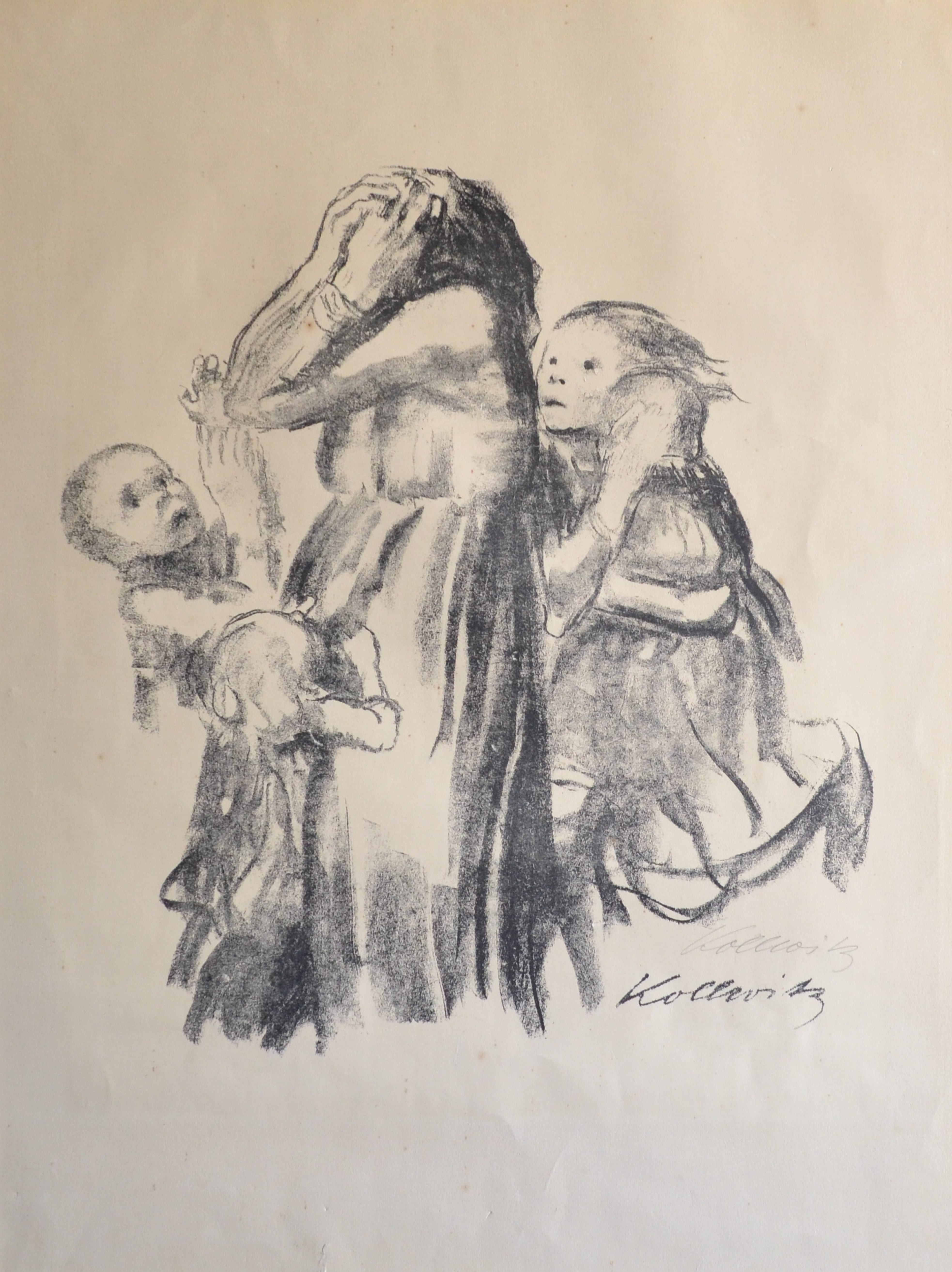 Lot 022: Kathe Kollwitz "Gefallen" Lithograph
