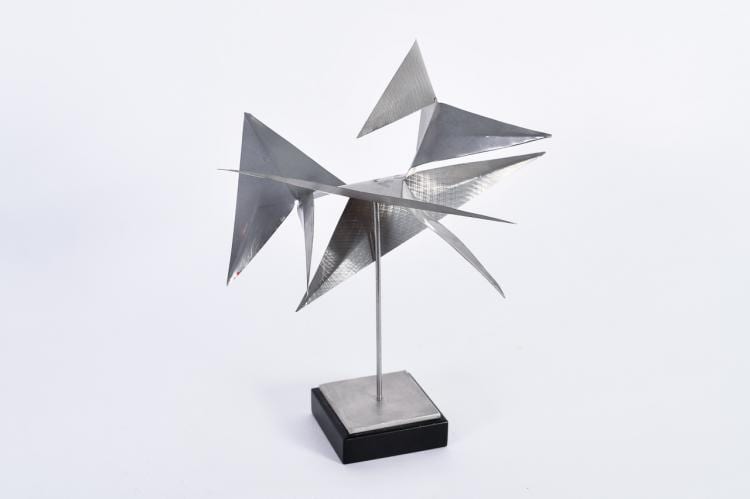 Lot 066: George Rickey (1907-2002) ""Untitled" steel sculpture" 1995