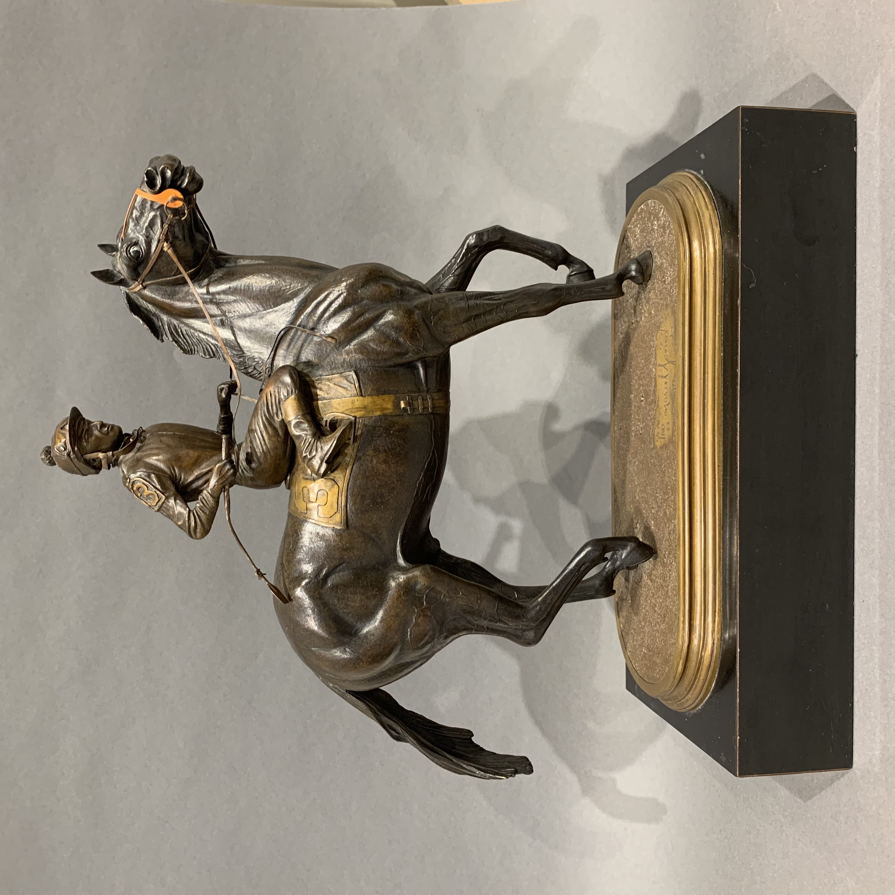Marcel Jovine Bronze Equestrian Sculpture