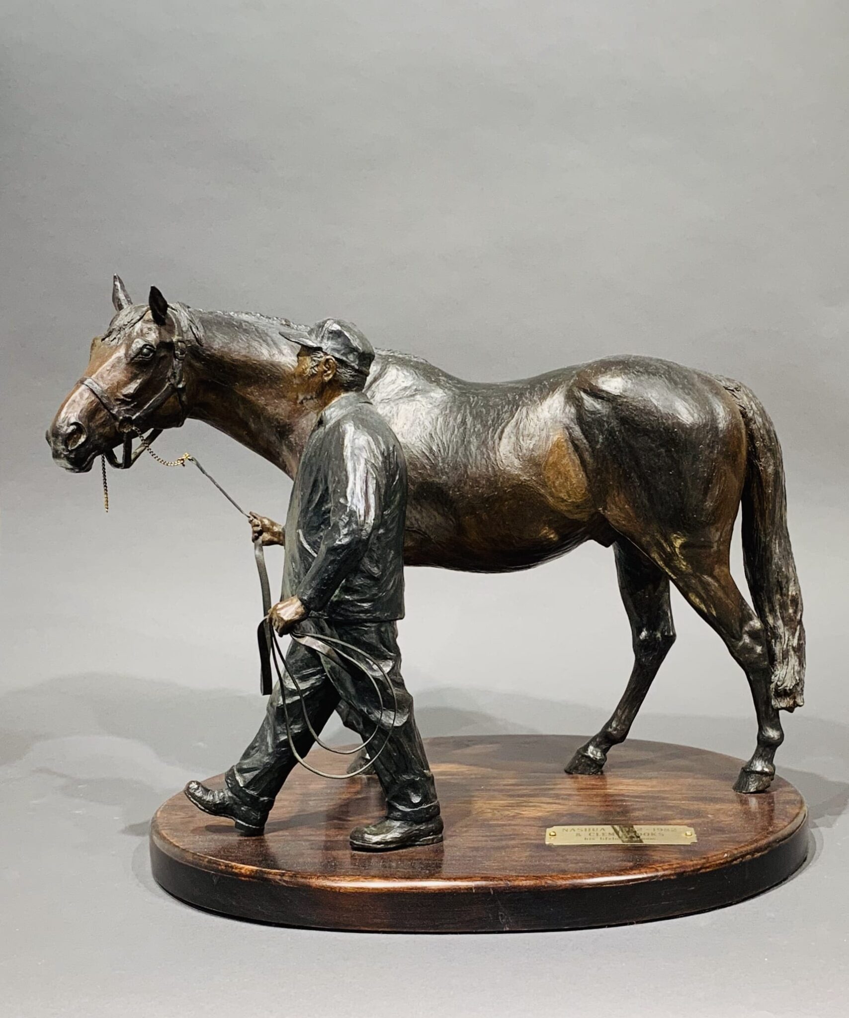 le_pho_banner 2 Liza Todd-Tivey "Nashua and Clem" Bronze Sculpture