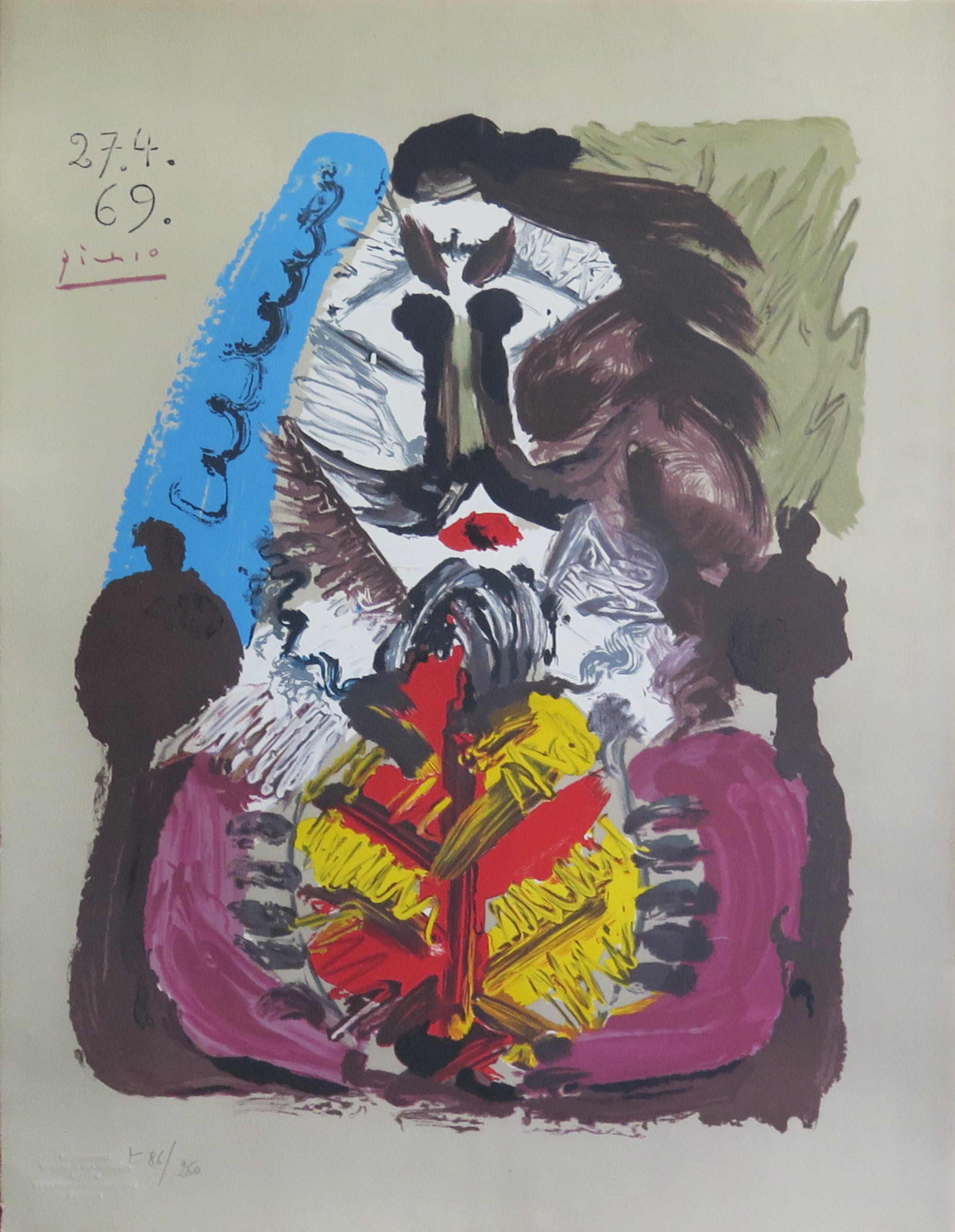 Lot 025: After Picasso "Portraits Imaginaires" Lithograph Marcel Salinas