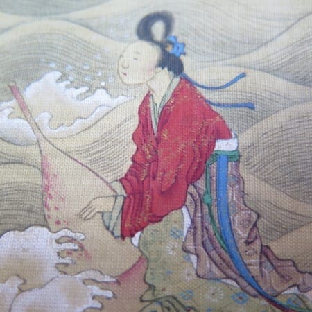 Lot 141: Three Chinese Guangxu Period Hand Scroll Paintings on Silk Depicting The 8 Immortals Crossing the Sea